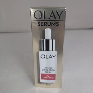 Olay Serums Wrinkle Correction Serum B3 + Peptides 40 ml NEW Fragrance Free